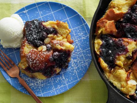 Sunny's Blueberry Campfire Bread Pudding