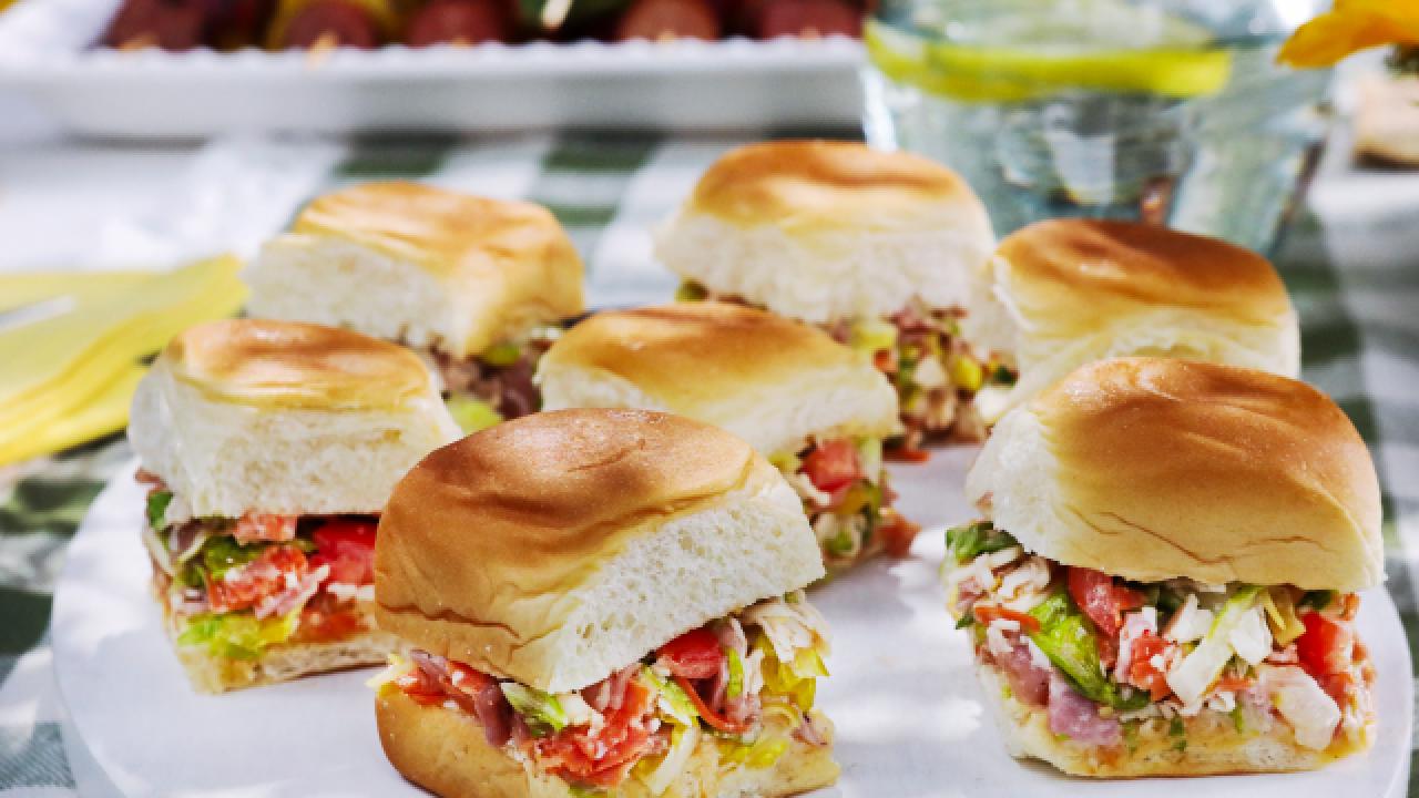 Chopped Italian Sliders