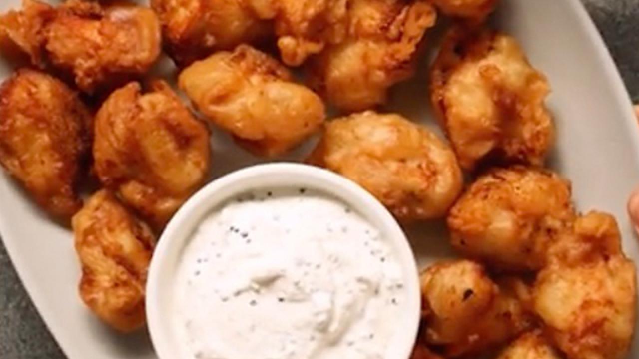 Champagne-Battered Fried Chicken Bites