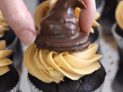 Sorting Hat Cupcakes