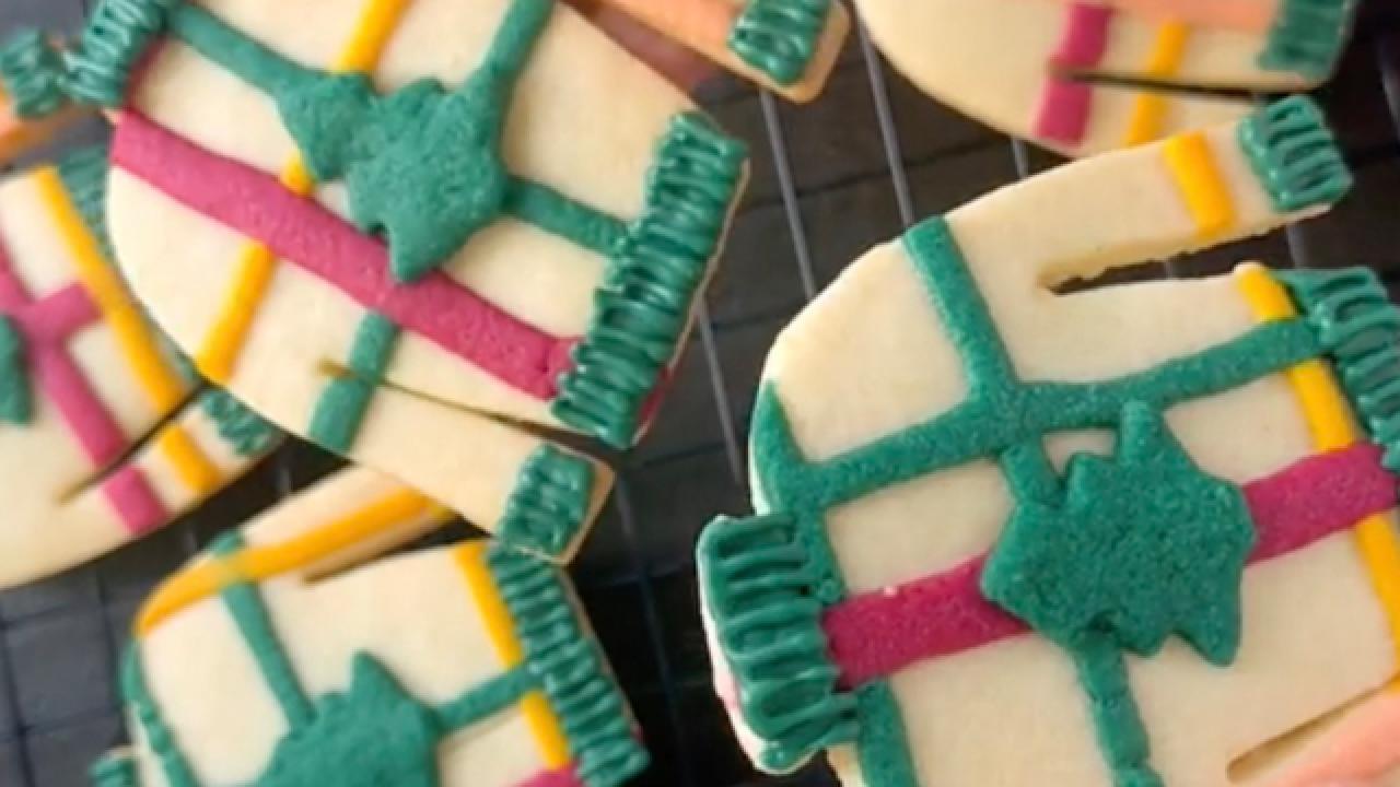 Plaid Christmas Sweater Cookies