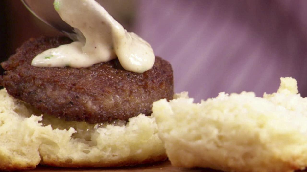 Biscuit and Gravy Sandwiches