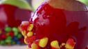 Red Candy Apple Slices