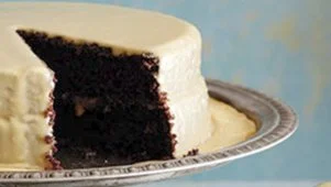 Sunday Caramel-Iced Cocoa Cake