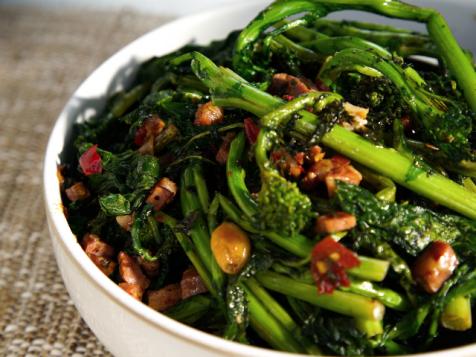 Grilled Broccoli Rabe with Pancetta