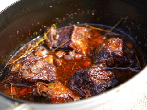 Porter-Braised Beef Short Ribs with Salsa Verde