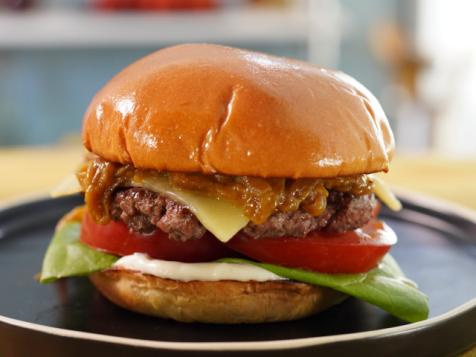 Senegalese Burger with Yassa Onion Jam