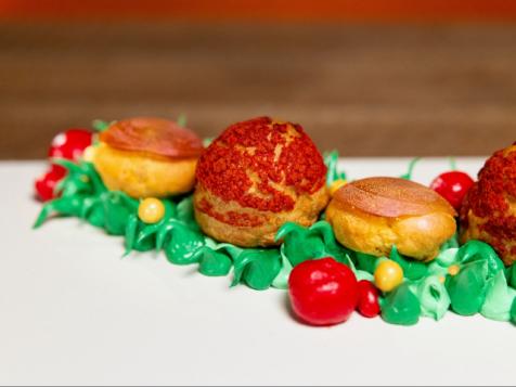 Cream Puff Holiday Garland