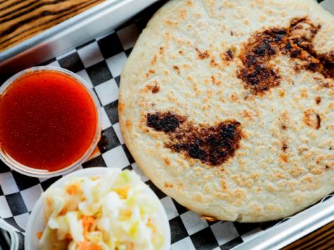 Chicharron Pupusa