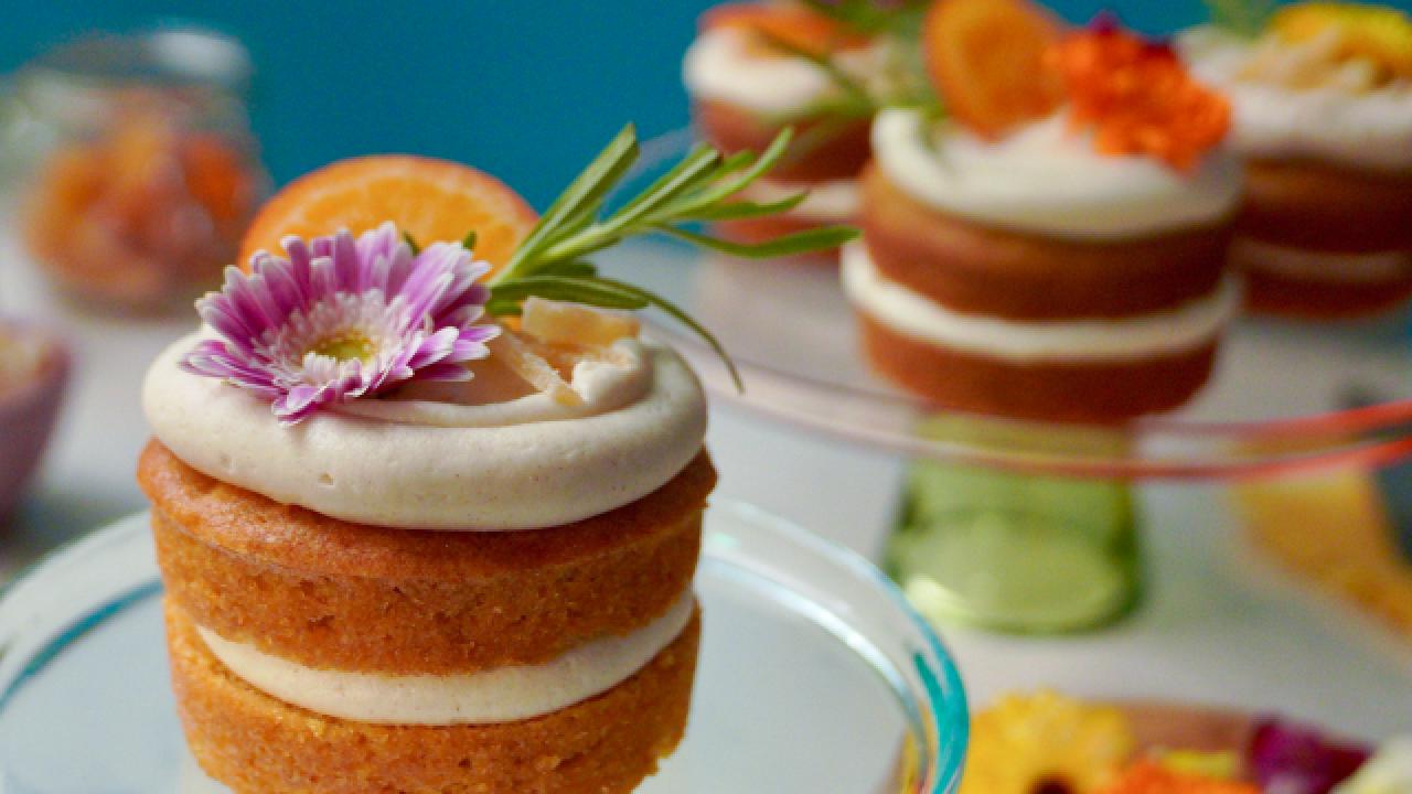 Sweet Potato Mini Cakes with Cream Cheese Frosting
