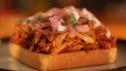 Smothered BBQ Chicken on Texas Toast