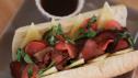 Homemade Roast Beef Sandwich Au Jus