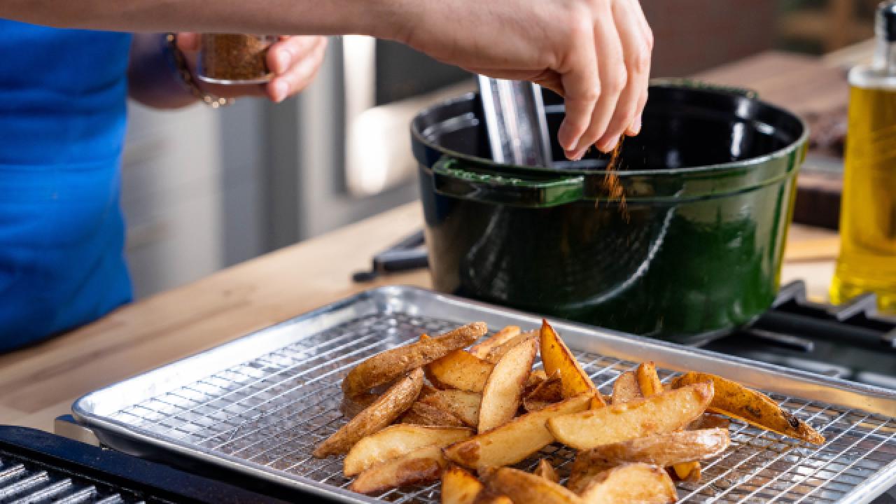 Twice-Baked Potato Wedges