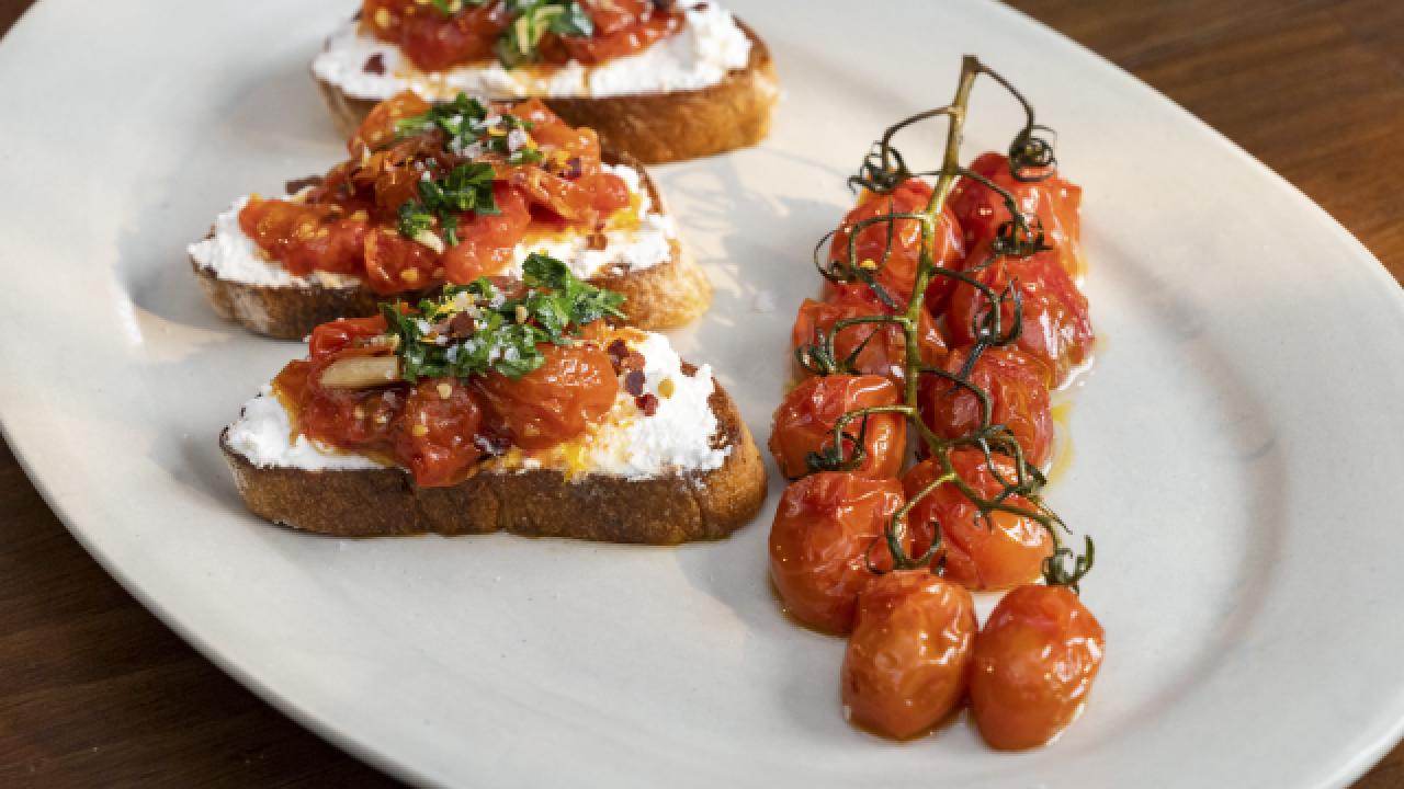 Tomato Bruschetta with Fresh Gremolata