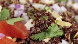 Red Quinoa and Citrus Salad