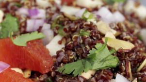 Red Quinoa and Citrus Salad