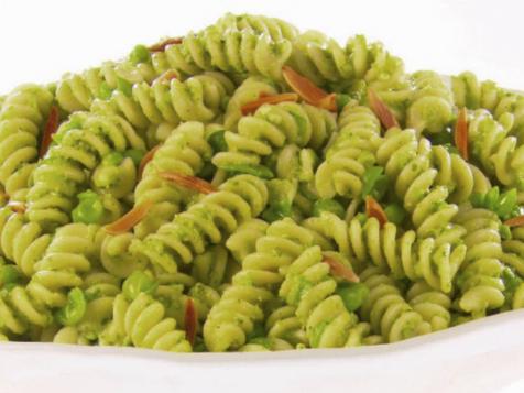 Fusilli With Cheesy Pea Pesto