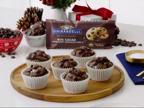 Double Chocolate Muffins with Molten Centers