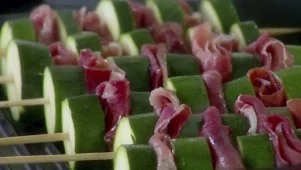 Grilled Prosciutto Zucchini