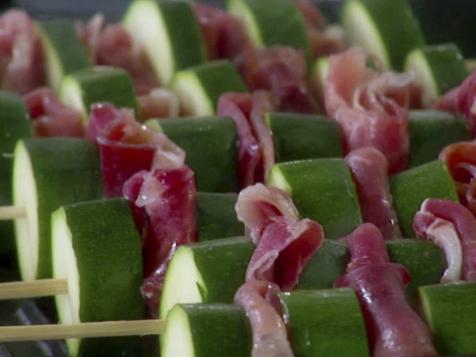 Grilled Prosciutto Zucchini