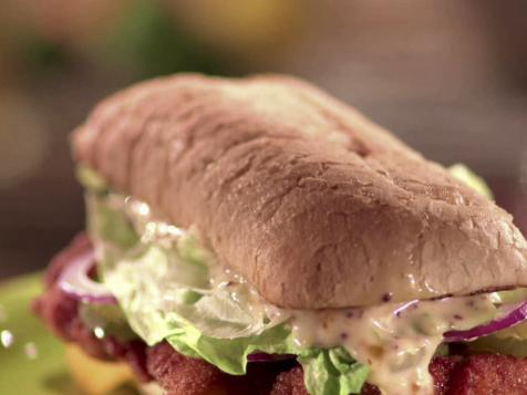 Apricot-Mustard Pork Sandwich