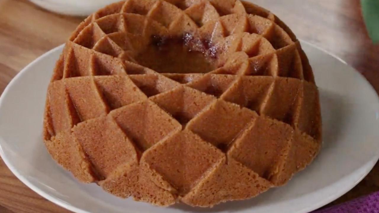 Meyer Lemon-Cranberry Bundt Cake