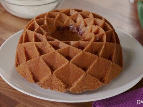 Meyer Lemon-Cranberry Bundt Cake
