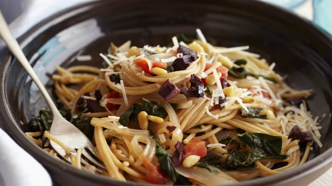 Healthy Pasta and Swiss Chard