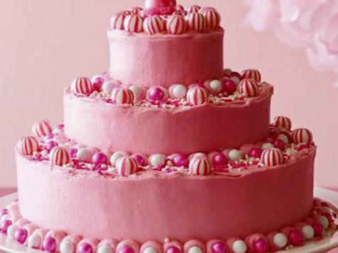 Birthday Cake with Pink Icing