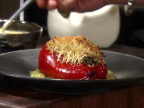 Turkey-Quinoa-Stuffed Peppers