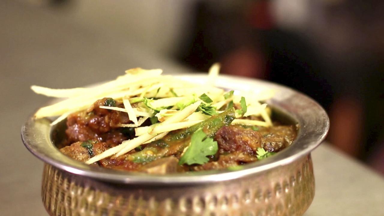 Curry Corner's Goat and Naan