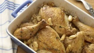 Garlicky 40-Clove Chicken