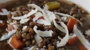 Ina's Lentil Vegetable Soup