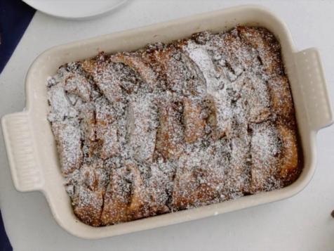 Chocolate Croissant Bread Pudding