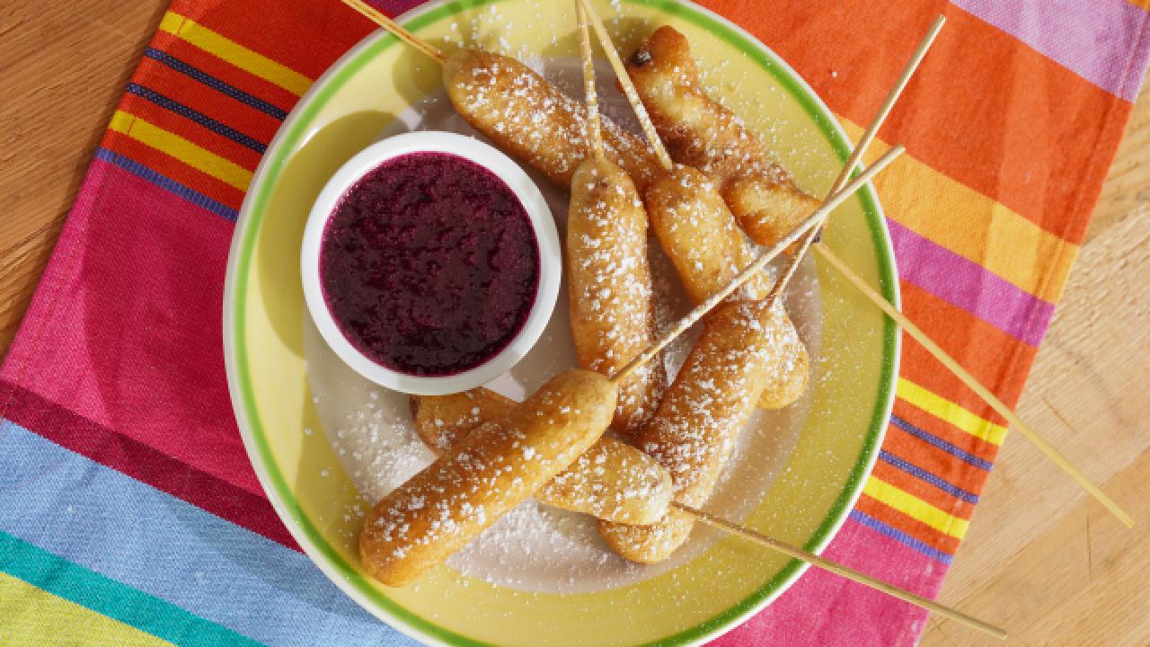 Breakfast Sausage Corn Dogs