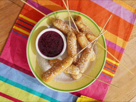 Breakfast Sausage Corn Dogs
