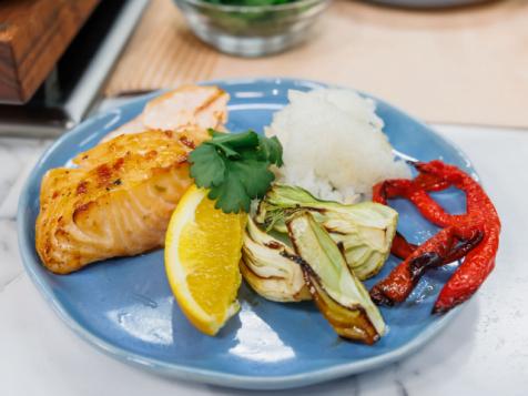 Sunny's Easy Crispy Rice and Honey Sambal Salmon Cheat Sheet