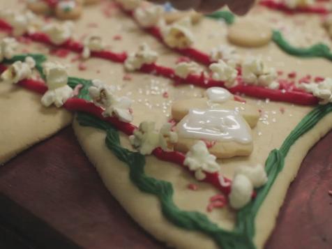Christmas Tree Cookie Cake