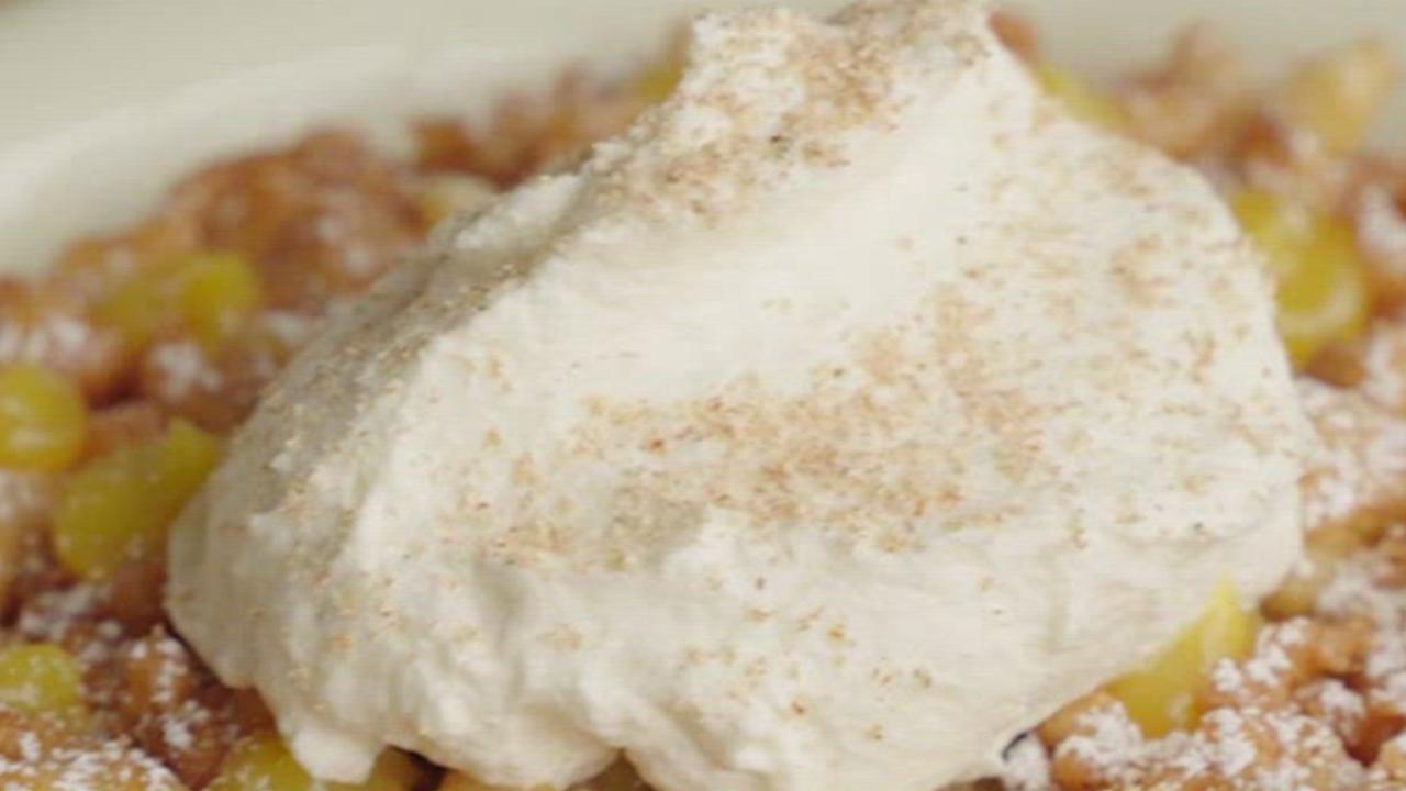 Funnel Cake with Citrus Curd