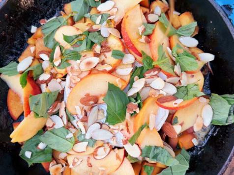 Baked Brie with Peaches