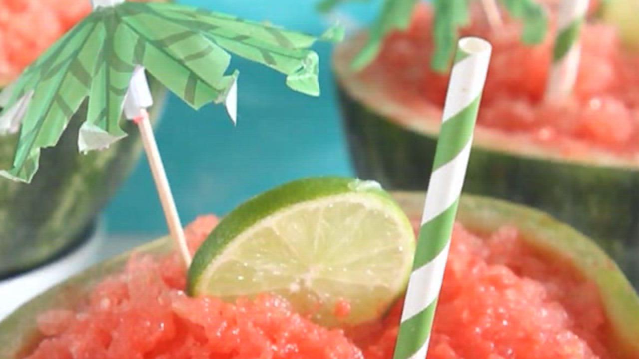 Watermelon Margarita Granita