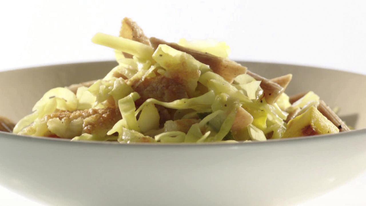 Pumpkin, Penne and Cabbage
