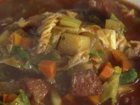 Kielbasa-Potato-Cabbage Soup