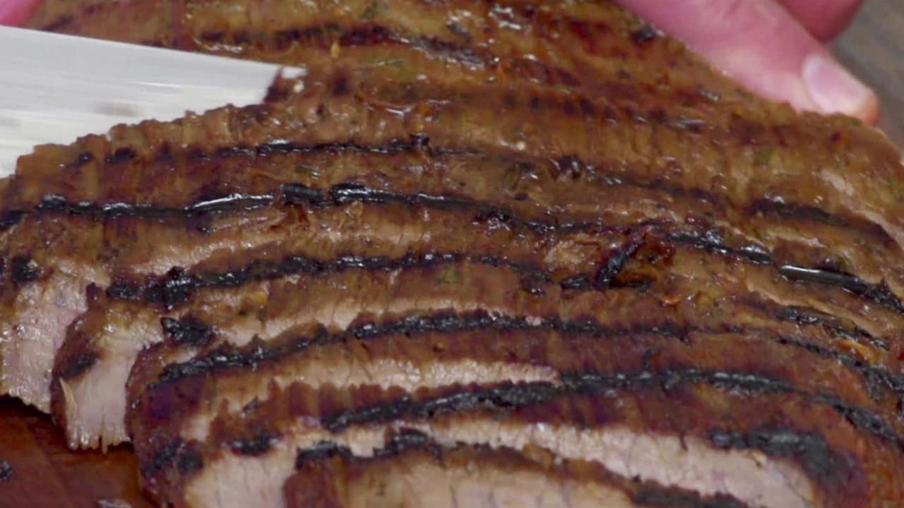 Molasses Grilled Flank Steak