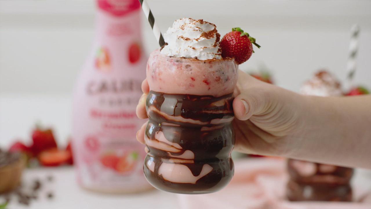 Chocolate-Covered Strawberry Shake
