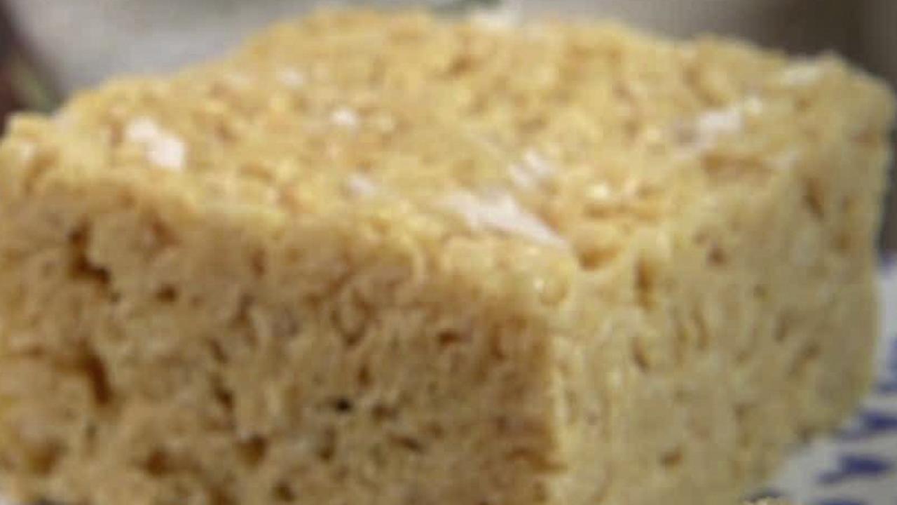 Salted Caramel Crispy Treats