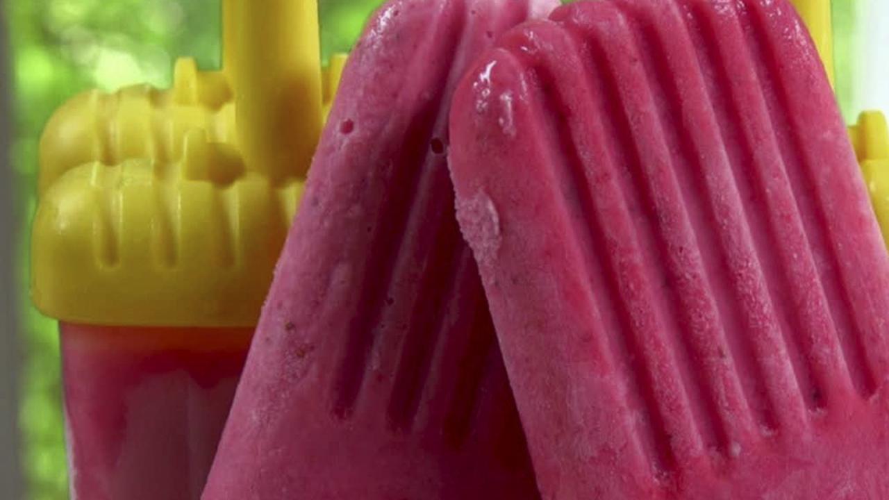 Berry and Yogurt Icy Treats