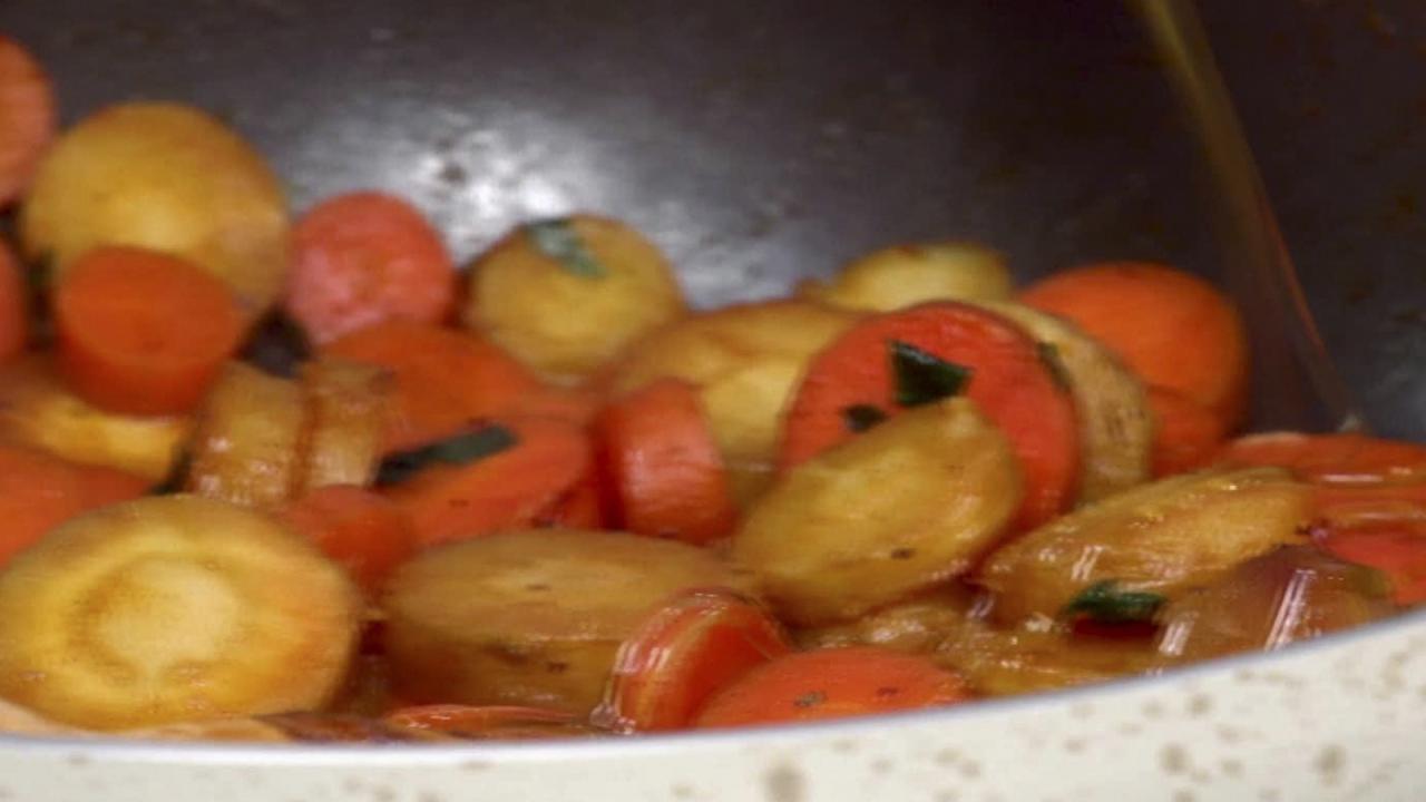 Glazed Carrots & Parsnips