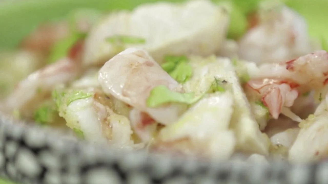 Shrimp and Mahi Mahi Starter