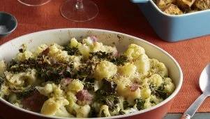 Kale and Cauliflower Casserole